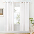 BGment Linen Curtains for Living Room 80 Inch Length 2 Panels Set, Each 52 Inch by BGment