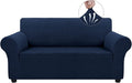 Asnomy Sofa Covers for 2 Cushion Couch Stretch loveseat Covers Slipcovers by Asnomy