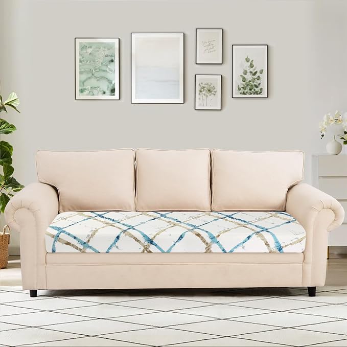 SearchI Stretch Printed Sofa Couch Cushion Covers Replacement Chair Cushion - Image 2