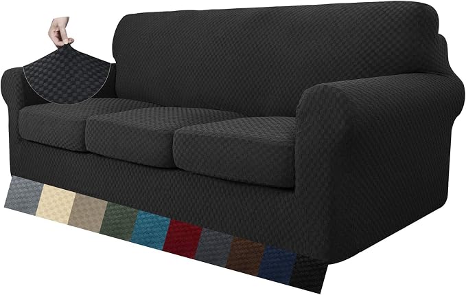 MAXIJIN 4 Piece Jacquard Extra Large Couch Covers by MAXIJIN