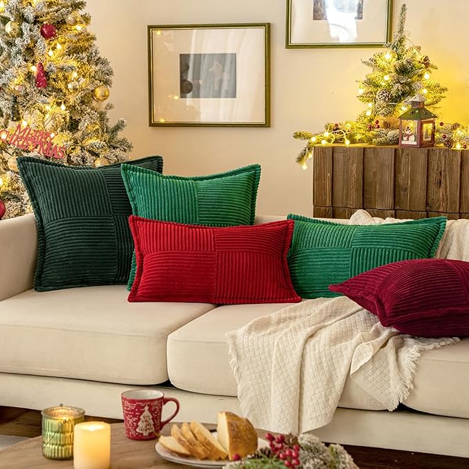 MIULEE Decorative Euro Sham Throw Pillow Covers - Image 2