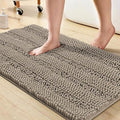 Turquoize Bathroom Rugs Shaggy Chenille Bath Rug Non Slip Thick Shaggy Bath Mats by Turquoize