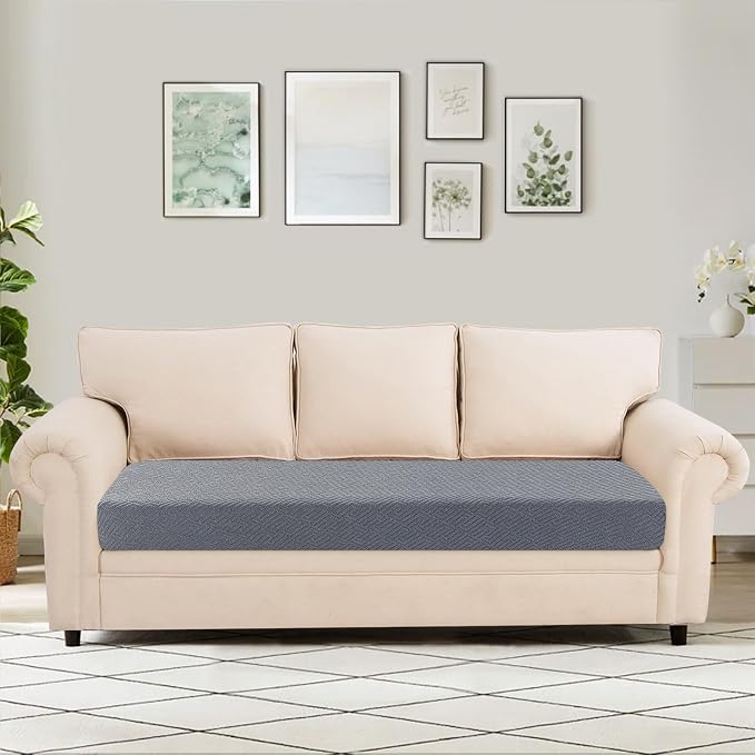 SearchI Stretch Jacquard Sofa Couch Cushion Covers Replacement Reversible - Image 3