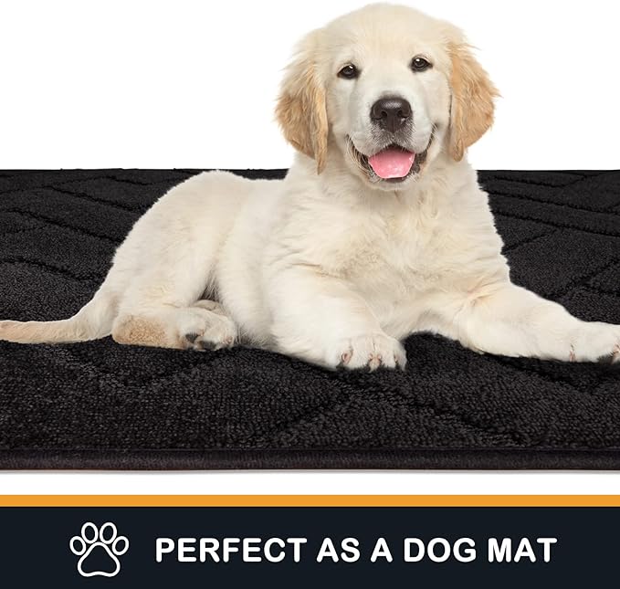 PURRUGS Dirt Trapping Door Mat 32" x 70", Non-Slip Machine Washable Entry Rug - Image 6