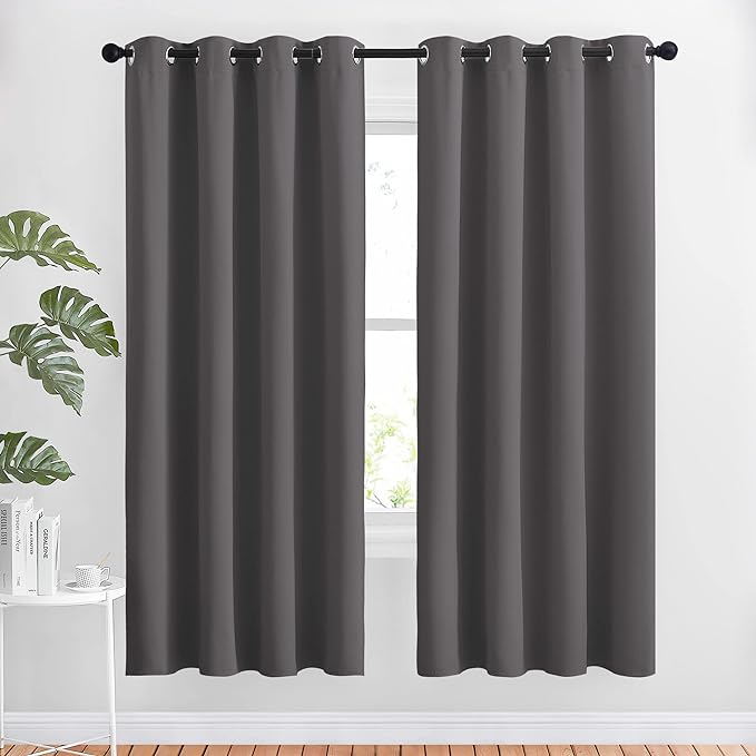 NICETOWN Blackout Thermal Curtains Panels 72 inch Length by NICETOWN