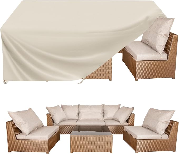 BALEINE Patio Furniture Covers, Outdoor Furniture Covers Waterproof, Heavy Duty by BALEINE