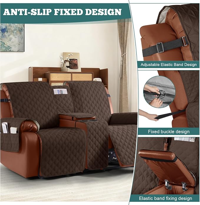 Ruaozz Waterproof Loveseat Recliner Cover - Image 6