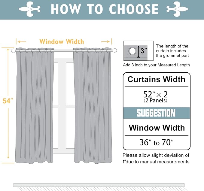 ChrisDowa 100% Blackout Curtains - Image 5