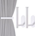 Groleca 2 Pack Adhesive Curtain Holdbacks by GROLECA