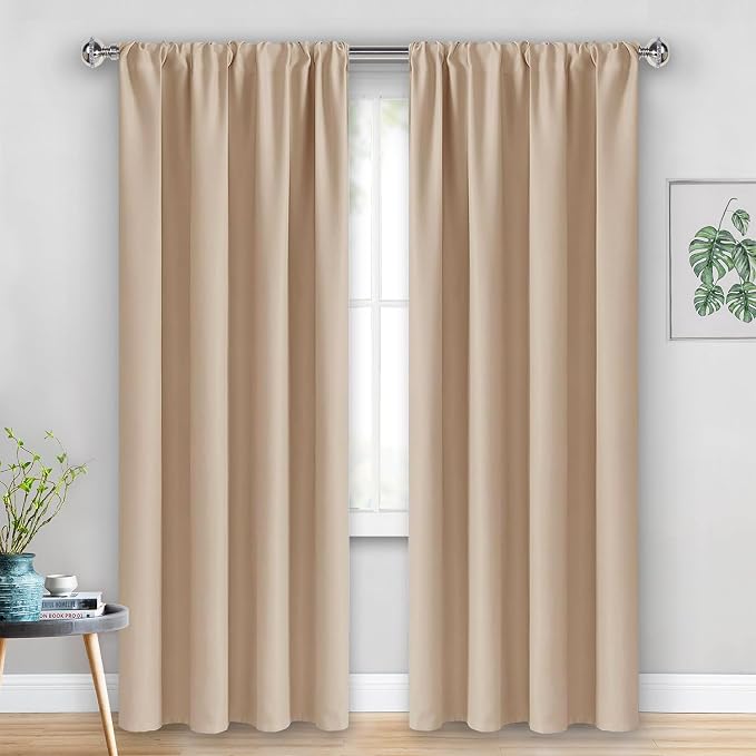 JIUZHEN Blackout Curtains for Bedroom - Image 2