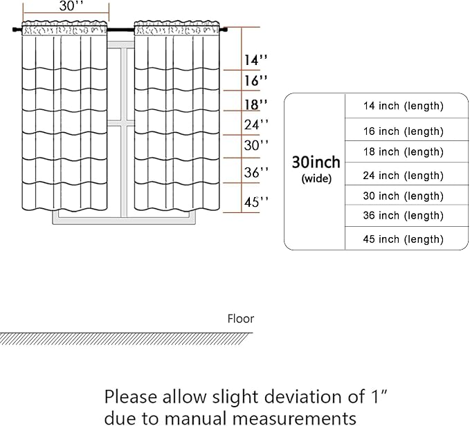 Chyhomenyc Natural Valance for Windows, Light Filtering Faux Linen Slub - Image 7
