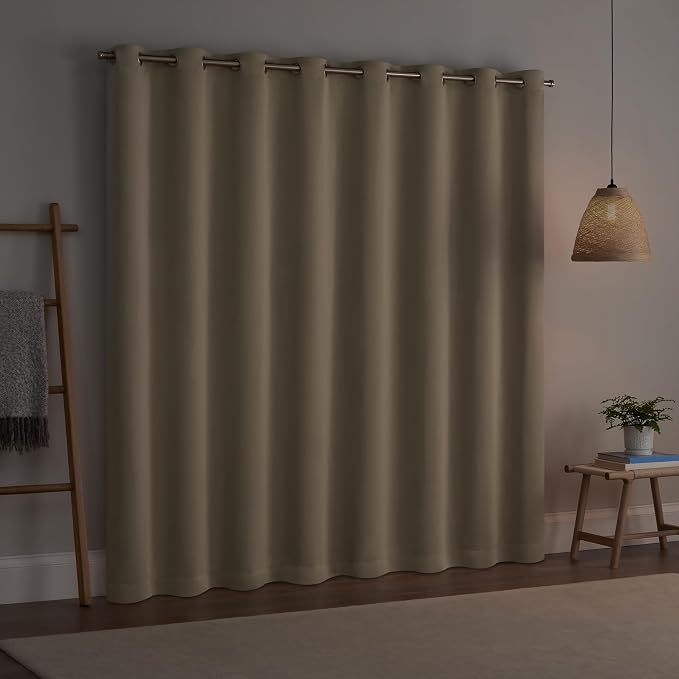 Eclipse Darrell Thermaweave Blackout Grommet Extra Wide 84" x 100" Sliding - Image 5