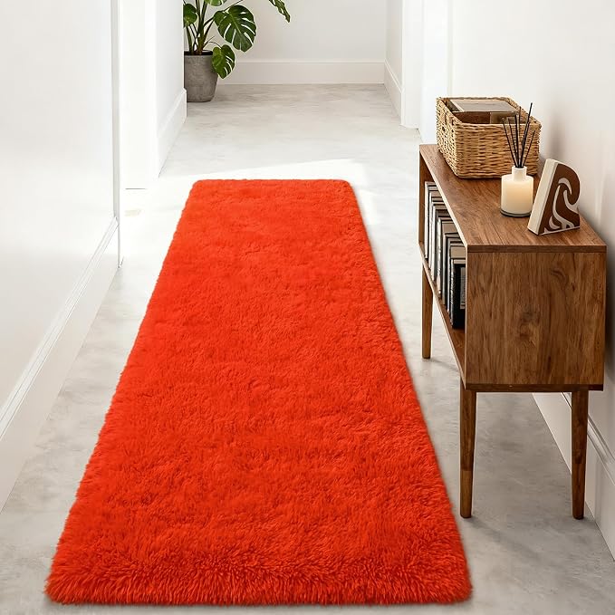 Merelax Soft Fluffy Rugs for Bedroom Living Room, 2x6 Hallway Runner Rugs - Image 3