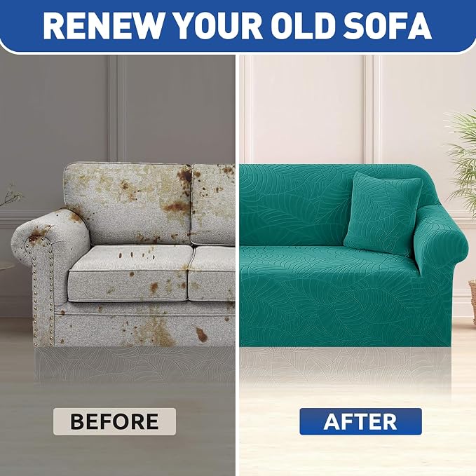 YEMYHOM Couch Cover Latest Jacquard Design High Stretch Sofa Covers - Image 8