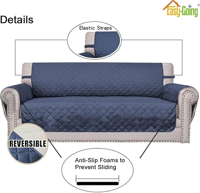 Easy-Going Reversible Oversized Couch Cover - Image 3