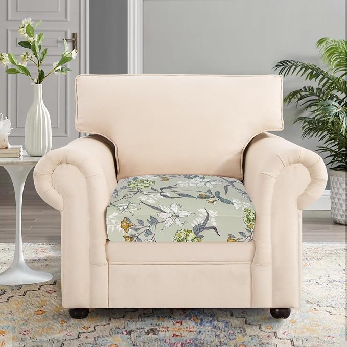 SearchI Stretch Printed Sofa Couch Cushion Covers Replacement Chair Cushion - Image 2