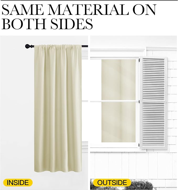 NICETOWN Blackout Curtains for Bedroom, Home Decorations Thermal Insulated - Image 6