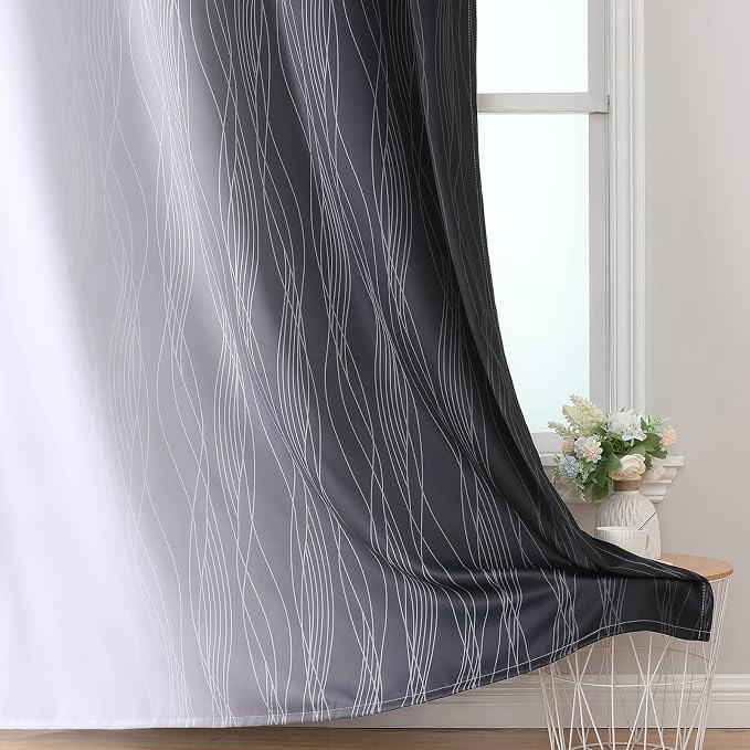 Estelar Textiler Full Room Darkening Blackout Curtains 72 Inch Length 2 Panels - Image 6