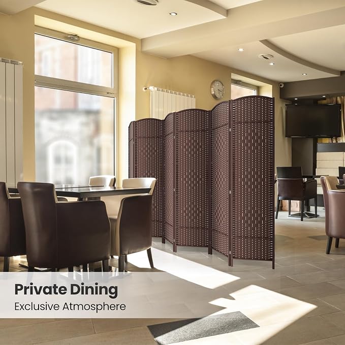 6 Panel Room Divider, 6Ft Folding Privacy Screen, Tall - Image 6