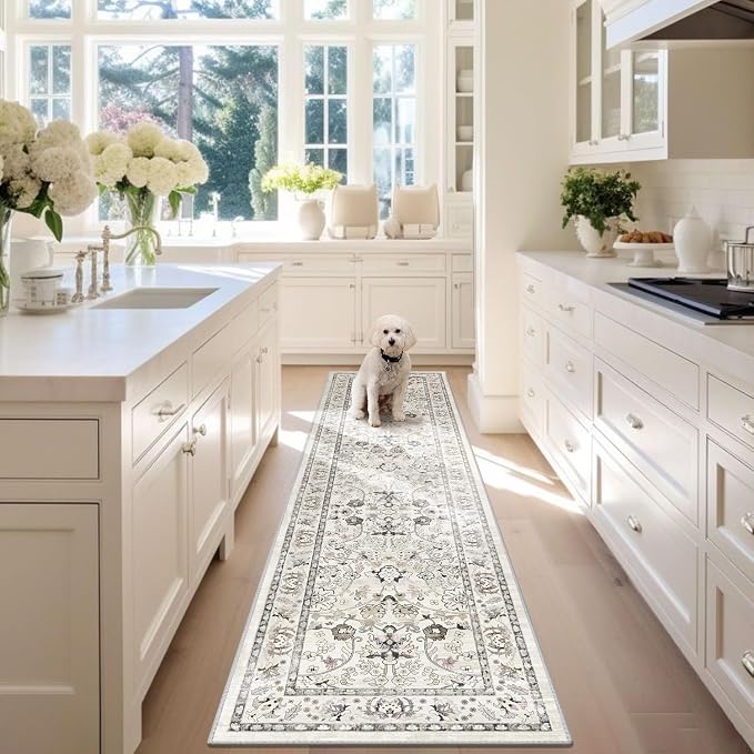 LOKHOM Washable Runner Rug, 2x8 Non-Slip Vintage Hallway Runner Rug - Image 9