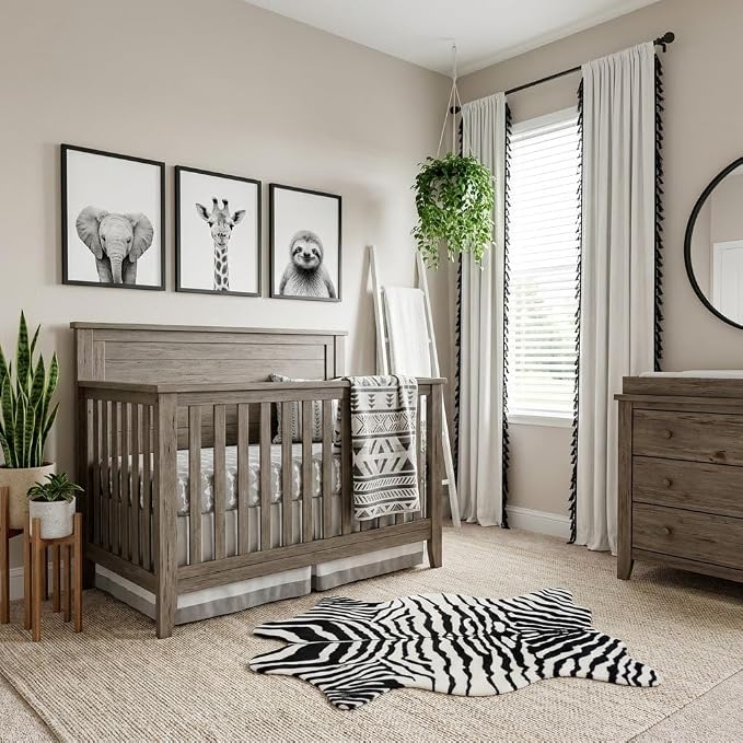 MustMat Cute Faux Zebra Print Rug Animal Print Rug Perfect - Image 7