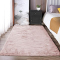 Latepis Fluffy Pink Carpet 3x5 Fuzzy Shag Rug Machine Washable Area Rugs by Latepis