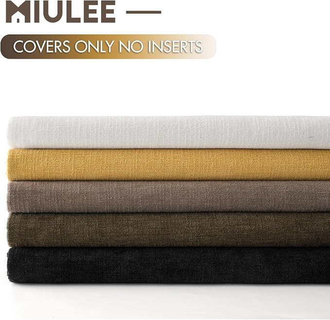 MIULEE Coffee Couch Pillow Covers 18x18 Inch - Image 6