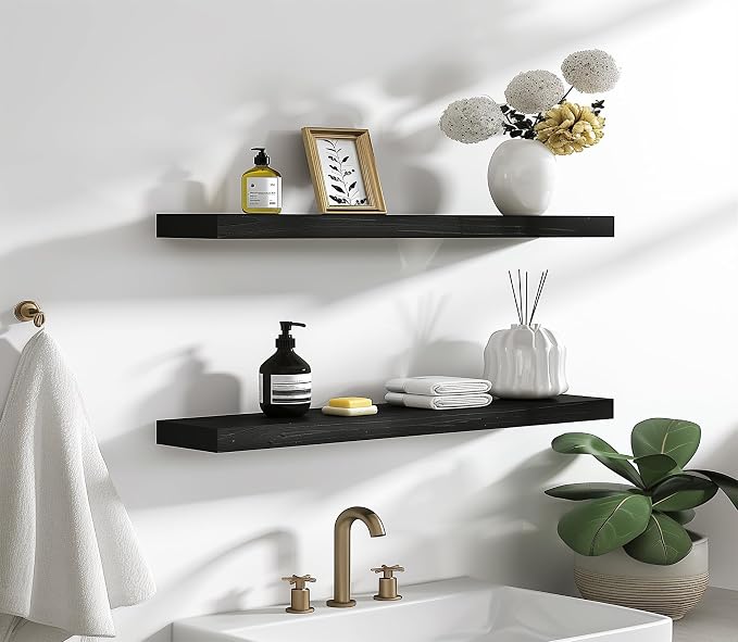 PHPH 24 Inch Wood Floating Shelves - Image 2