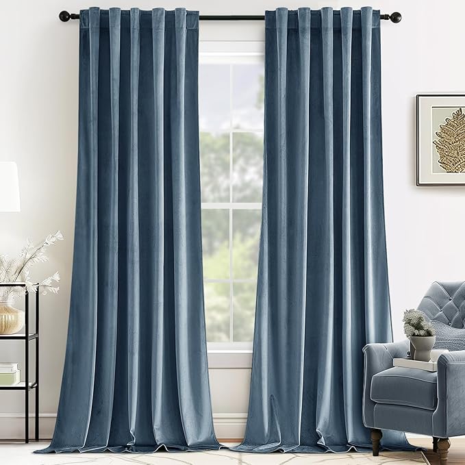 MIULEE Velvet Curtains 96 inches by MIULEE