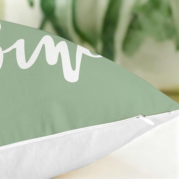Hexagram Sagegreen Geometric Pillow Covers 18x18 Set of 4, Decorative Outdoor - Image 5