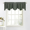 NICETOWN Small Valances for Living Room, Bathroom Window Topper Kitchen by NICETOWN