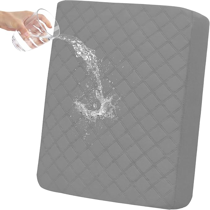 Easy-Going Waterproof Chair Cushion Cover, Non-Slip Leakproof Sofa Seat Cushion by Easy-Going