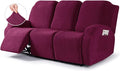 VANSOFY Recliner Cover, 3-Pieces Stretch Reclining Couch Covers by VANSOFYFURNITURECOVERS
