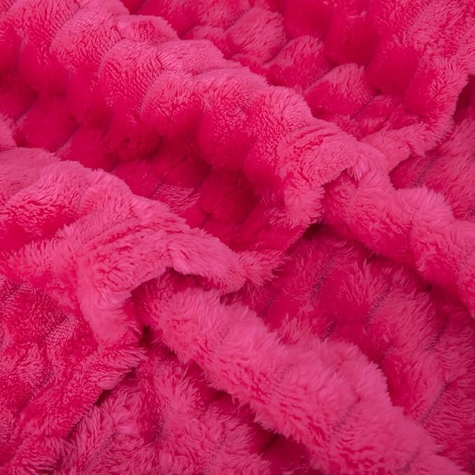 Hot Pink Throw Blanket 50"×70" inches Gifts - Image 5