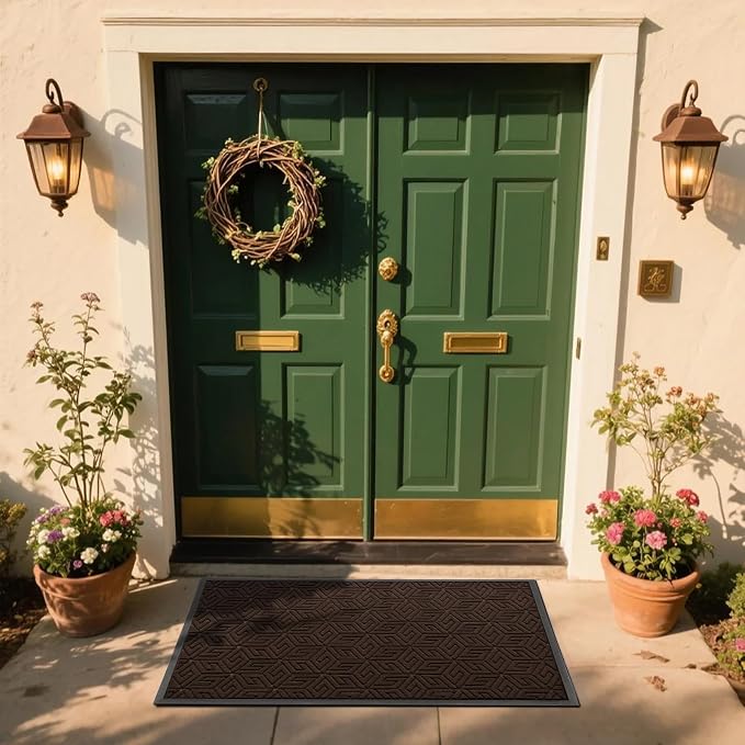 Yimobra Large Door Mat 47x32, All-Weather Waterproof Outdoor Mats - Image 6