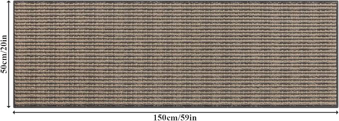 SHACOS Runner Rugs for Hallway 20"x59" Rubber Backed Non Slip Kitchen Runner - Image 2