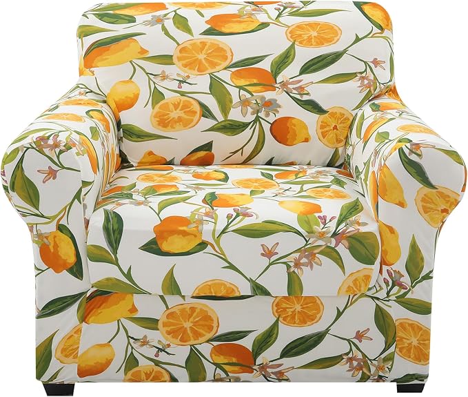 hyha Couch Covers, Chair/Sofa Covers, Floral Pattern, 2 Pieces, Armchair by hyha