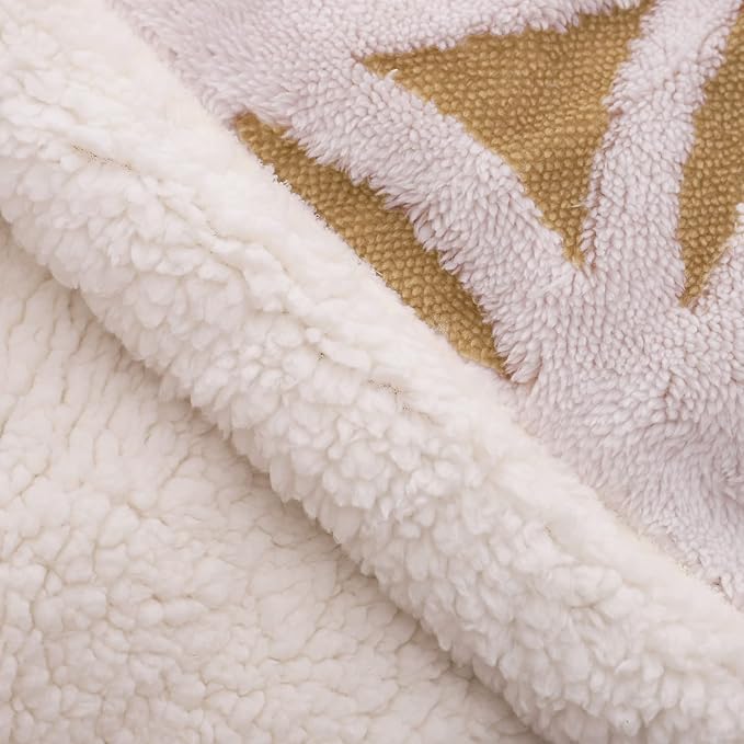 LOMAO Sherpa Fleece Blanket for Mom Cozy Soft Throw Blanket for Women Men - Image 7