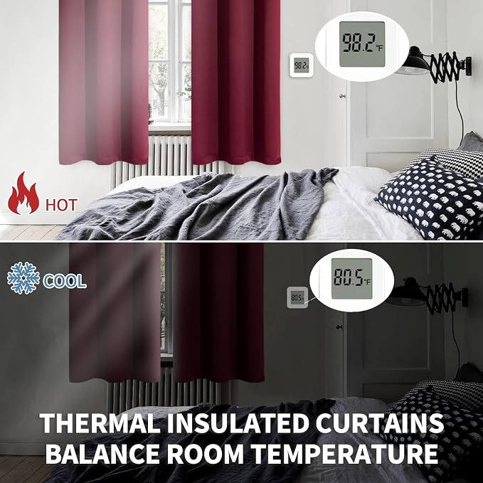 BGment Christmas Blackout Curtains - Image 4