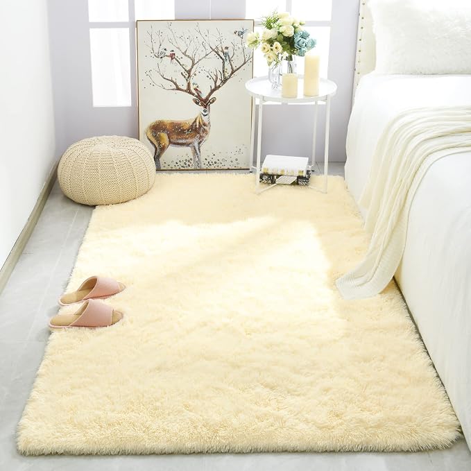 Merelax Modern Soft Fluffy Large Shaggy Rug - Image 2