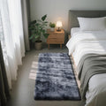 Fluffy Rug Shaggy Area Rug, Mottling Dark Grey 2x4 Area Rugs by Yongyangjuxi