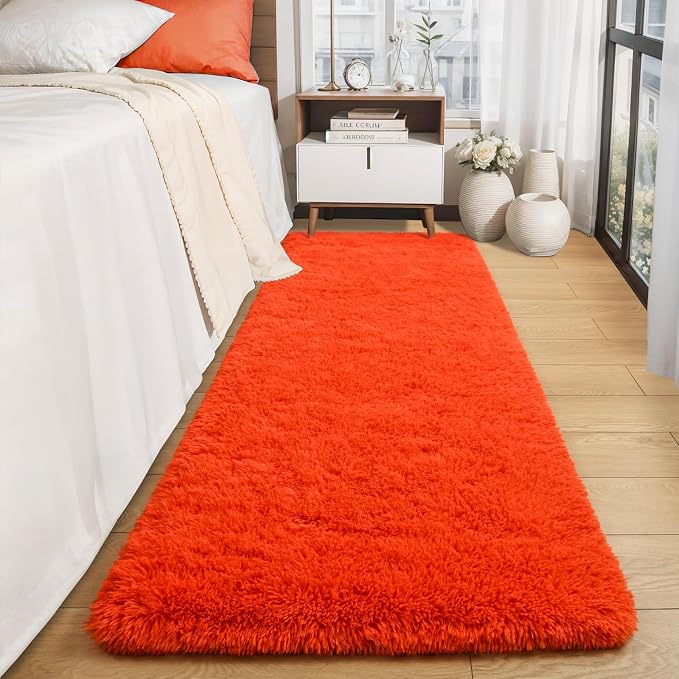 Merelax Soft Fluffy Rugs for Bedroom Living Room, 2x6 Hallway Runner Rugs - Image 4
