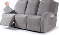 VANSOFY Recliner Cover, 3-Pieces Stretch Reclining Couch Covers by VANSOFYFURNITURECOVERS