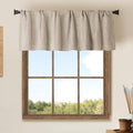 Jola's House 2 Pack Burlap Window Curtain Valances Farmhouse Style Window by Jola%27s+House