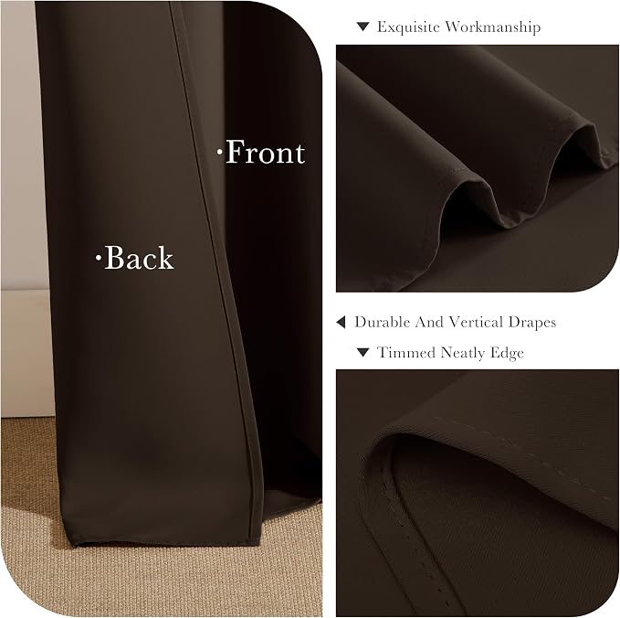 PONY DANCE Bedroom Blackout Curtains - 42 W x 72 L - Image 6