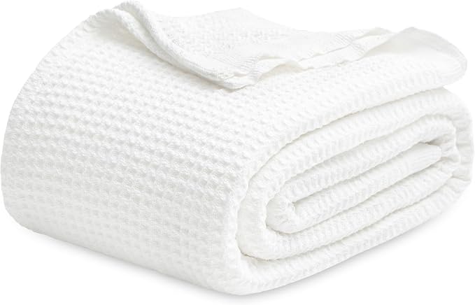 Bedsure Gentlesoft 100% Cotton Blanket Queen Size by BEDSURE