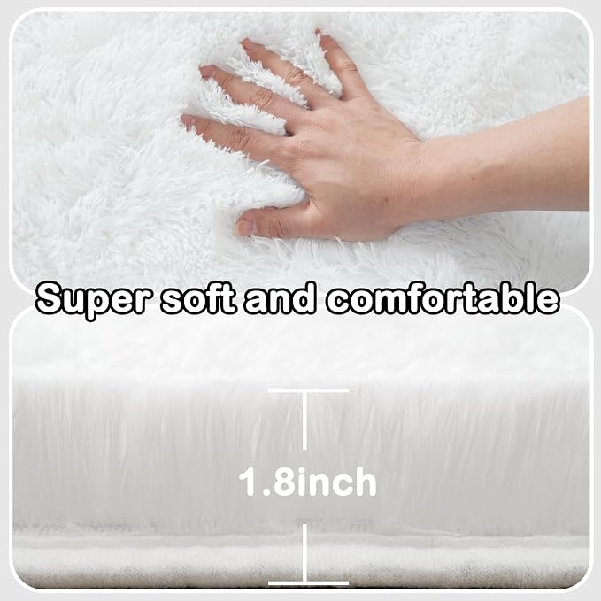10x12 Area Rug Living Room: Large Shag Rug 10x12 - Image 4