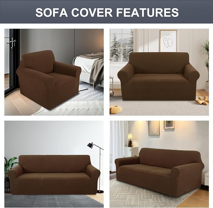 Stretch Couch Cover Washable Sofa Slipcover Furniture Protector - Image 7