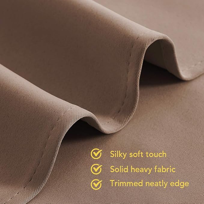 NICETOWN Window Draperies Blackout Curtain Panels, 1 Pair, 42 by 80 inches - Image 5