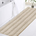 Turquoize Luxury Bath Runner, Fog Bathroom Rug 47 x 17 Inches Mat, Soft Plush by Turquoize